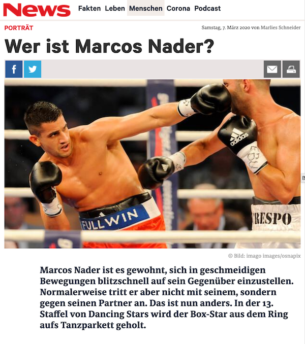 News.at: Wer ist Marcos Nader